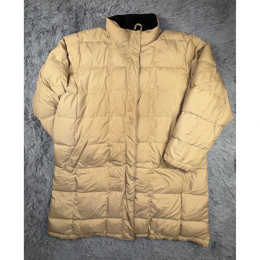 Eddie‎ Bauer Men's 2XL WeatherEdge Parka Tan Down Jacket Quilted Puffer Coat XXL